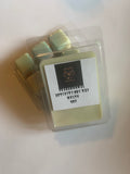 Pear-anormal Activity sweet and spiced pear soy wax melts in a 3 ounce clamshell