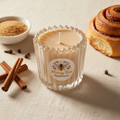 Cinnamon Bun Votive - Overhead Styling
