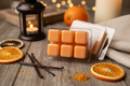 Orange Dreamsicle Wax Melts - cozy lifestyle product photo