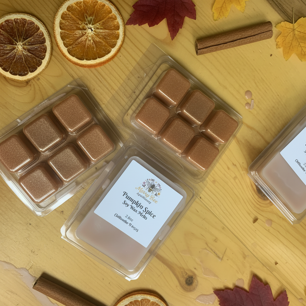 Pumpkin Spice Soy Wax Melts – Clamshell